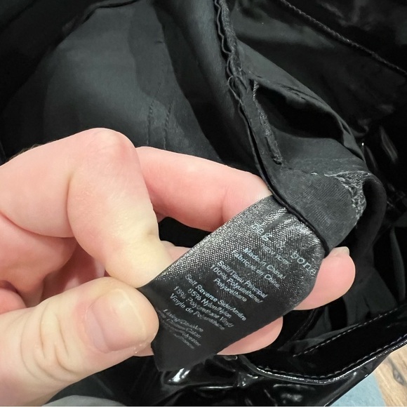 Rag & Bone High Rise Vinyl Patent Leather Skinny Pants - Picture 11 of 11